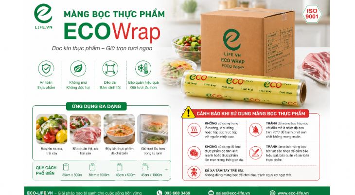 LƯU Ý KHI SỬ DỤNG MÀNG BỌC THỰC PHẨM